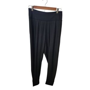 Lululemon Sheer Mesh Jogger Pants Womens 8 Waist Pocket Black